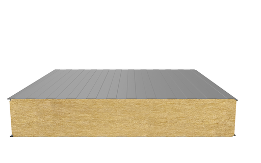 Стеновая сэндвич-панель (минеральная вата) 180 мм х 1000 мм (Трапеция)