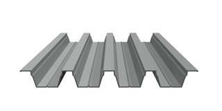 Профлист Н-75 750/800 мм х 0,5 мм (оцинкованный)