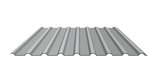 Профлист С-20 1060/1150 мм х 0,75 мм (оцинкованный)