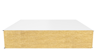 Стеновая сэндвич-панель (минеральная вата) 300 мм х 1000 мм (Гладкая)